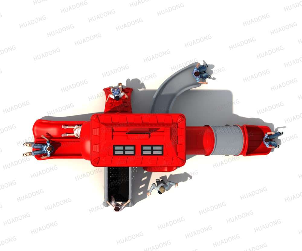 消防安全 HD-HXF017-儿童滑梯、滑梯组合